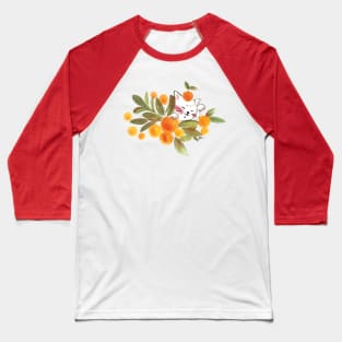 Lucky golden white cat Baseball T-Shirt